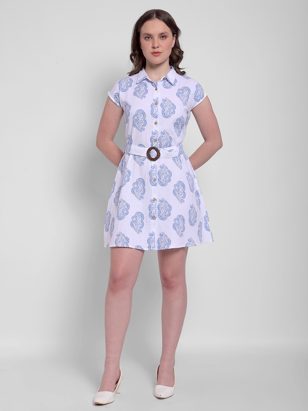 Numero Uno Women Paisley Blue Dress